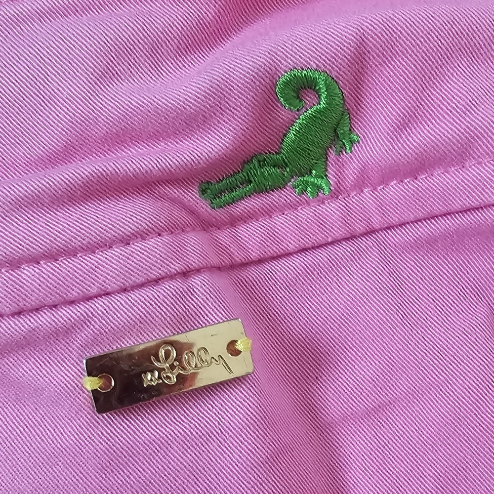 Rare Lilly Pulitzer Alligator Embroidered Skort - Picture 5 of 6